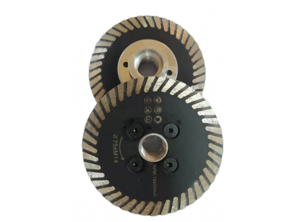 Turbo sculpture blade with flange
