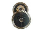 Turbo sculpture blade with flange