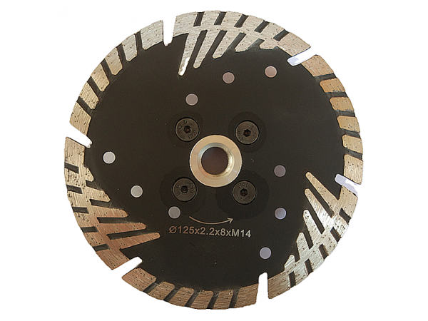 DCTBTS - Turbo Blade with triagle segments （granite & sandstone & concrete）