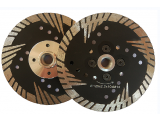 Continuous Rim Turbo Blade With Triangle Protective Teeth